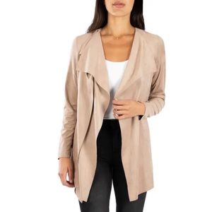 Kut From the Kloth Dianne Faux Suede Jacket In Mocha